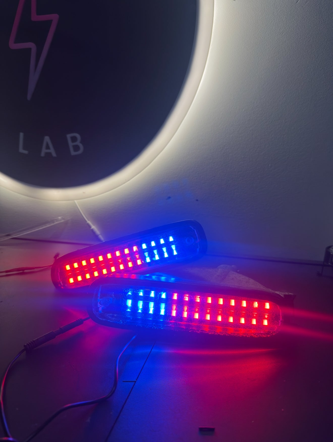 S14 RGB bumper LED indicators